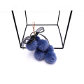 Wholesale Creative Grapes Plush Fashion Key Chains Pendant Promotional Gift